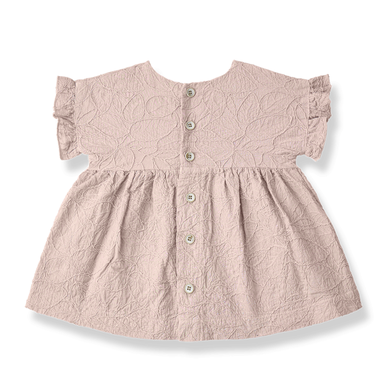 1+ IN THE FAMILY jurk baby Satuna Rose roze zomerjurk