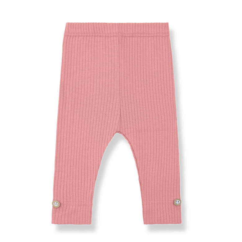 1+ IN THE FAMILY legging baby Sina Strawberry roze broekje