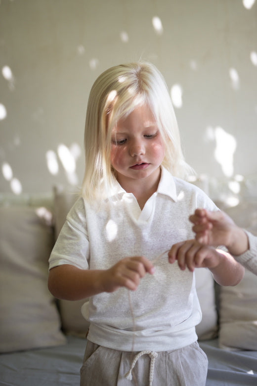 1+ IN THE FAMILY polo baby Vajol off-white wit