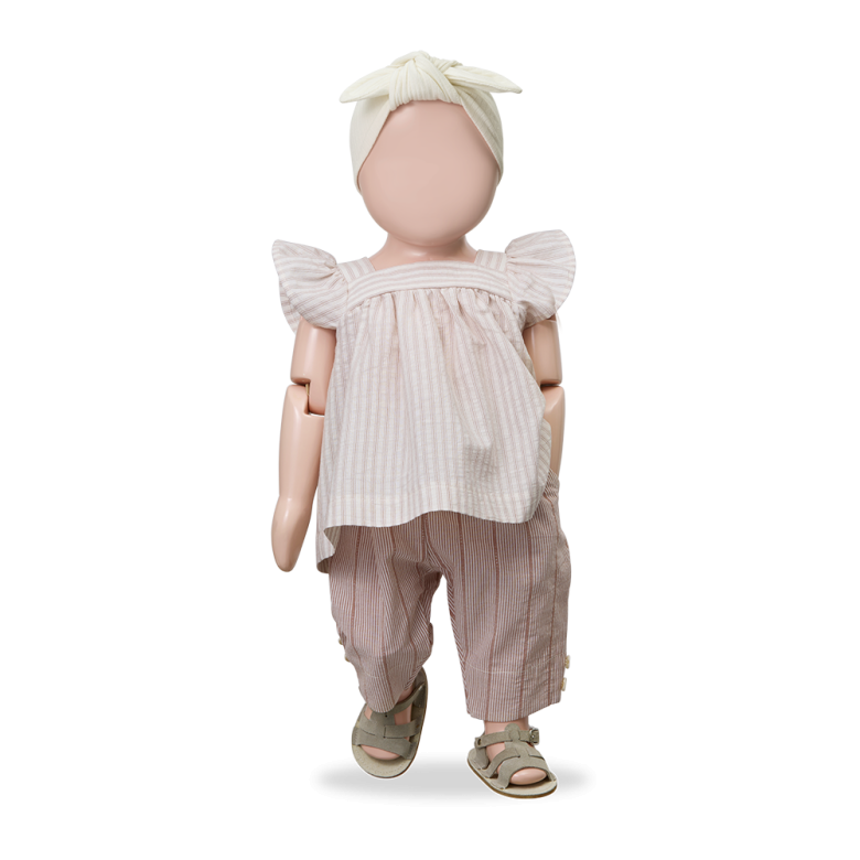 1+ IN THE FAMILY blouse baby Ventallo Rose roze