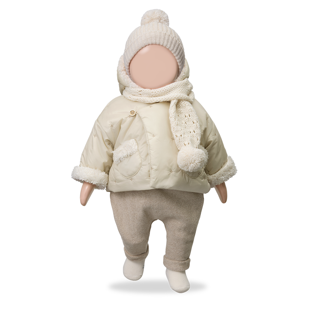 1+ IN THE FAMILY broek baby Alain Beige