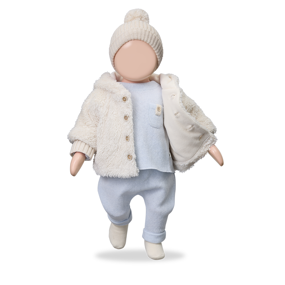 1+ IN THE FAMILY broek baby Alain Ciel (lichtblauw)