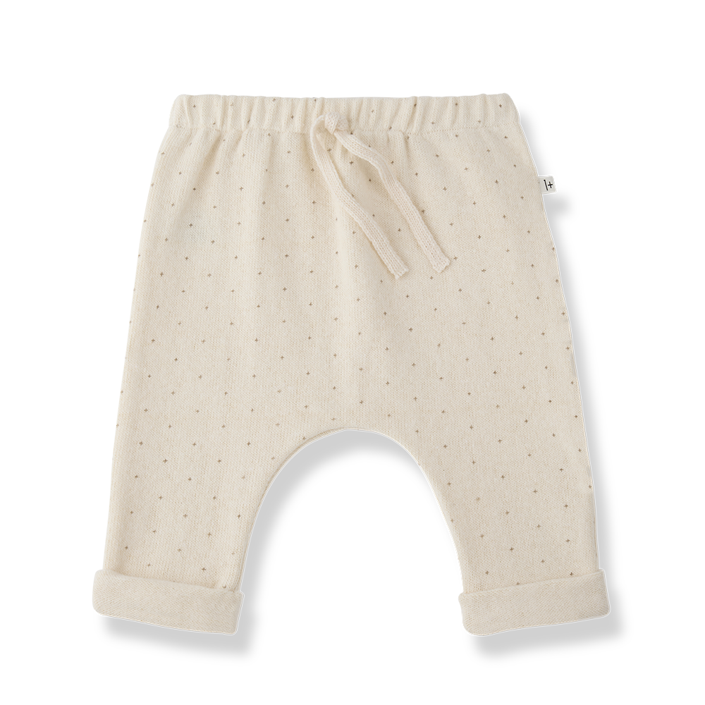 1+ IN THE FAMILY broek baby Anglet Ecru