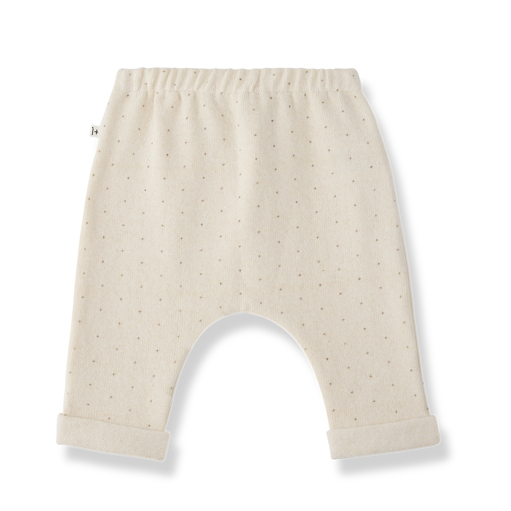1+ IN THE FAMILY broek baby Anglet Ecru