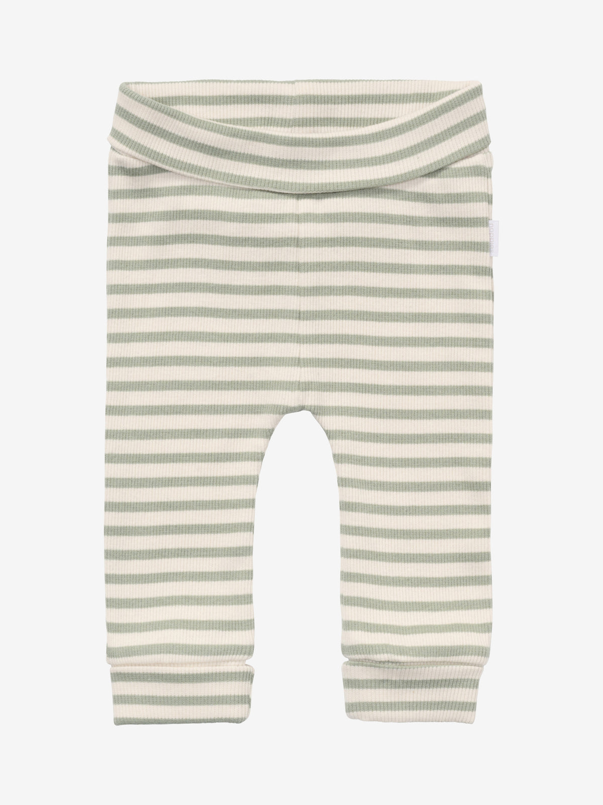 Noppies gestreepte broek baby Iceberg Green (licht mintgroen)