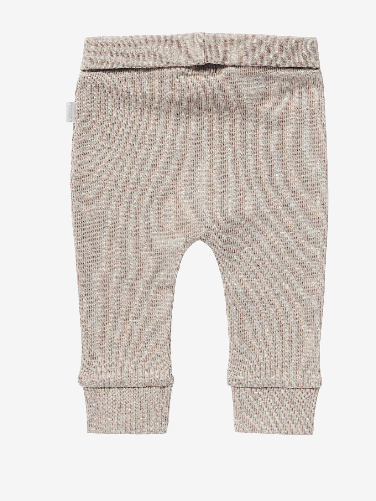 Noppies rib broek baby Naura Taupe Melange (taupe gemêleerd)