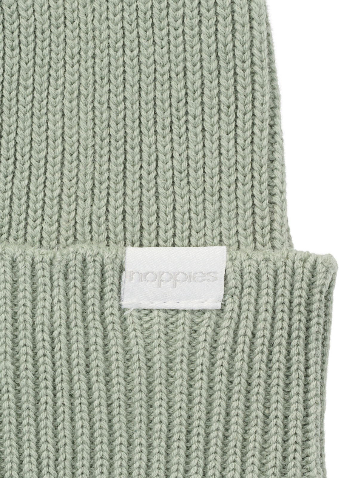 Noppies gebreide muts baby Iceberg Green (licht mintgroen)