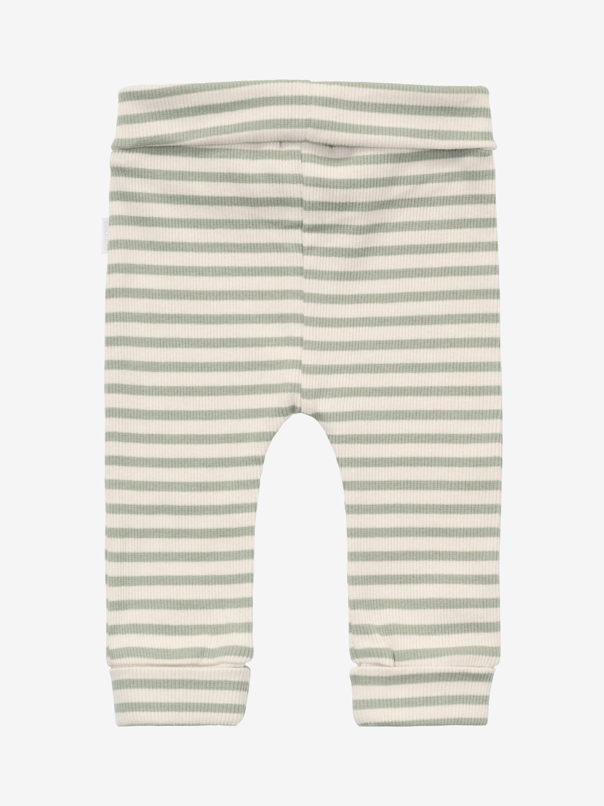 Noppies gestreepte broek baby Iceberg Green (licht mintgroen)