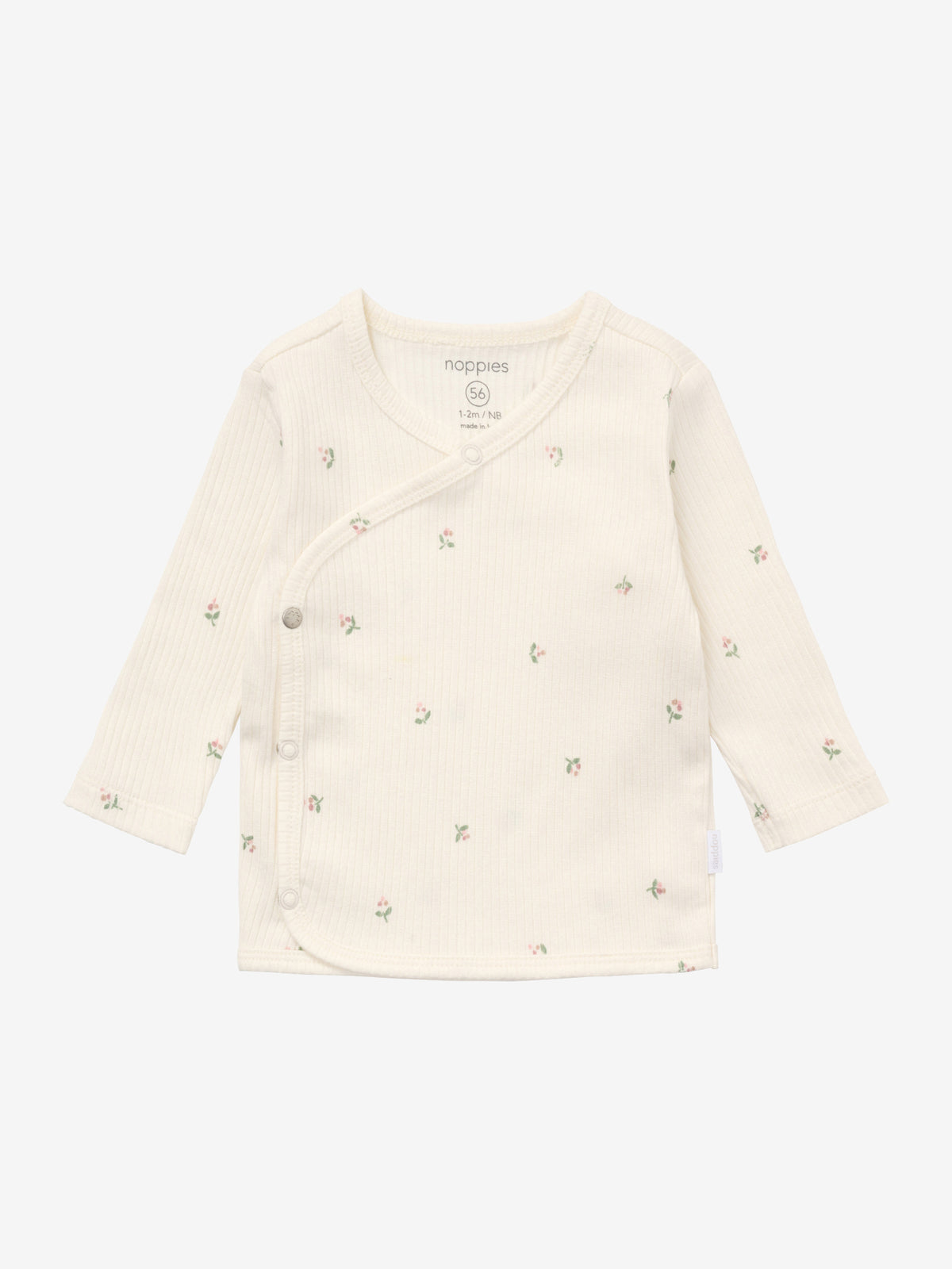 Noppies overslagshirt baby Egret (gebroken wit)