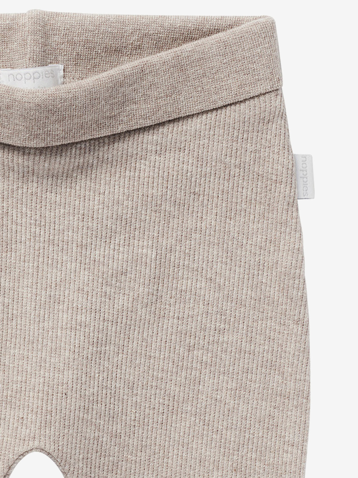Noppies rib broek baby Naura Taupe Melange (taupe gemêleerd)