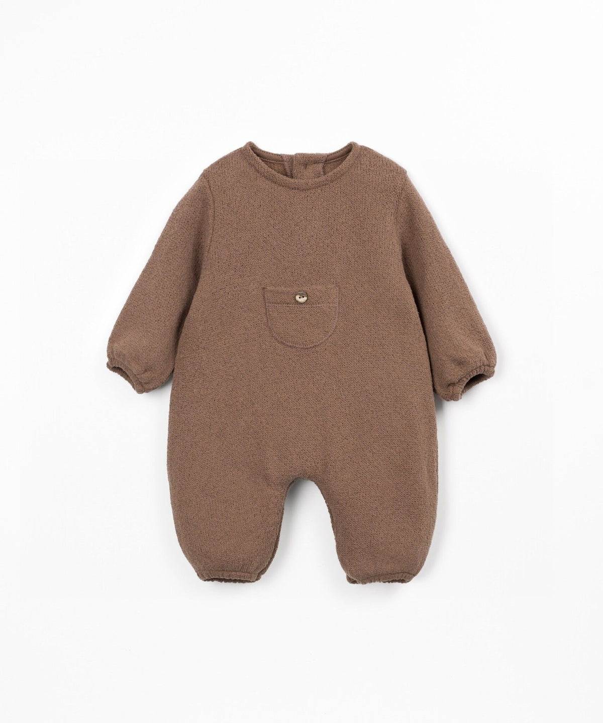 PLAY UP jumpsuit pak baby Jersey Tufting Brown (bruin)