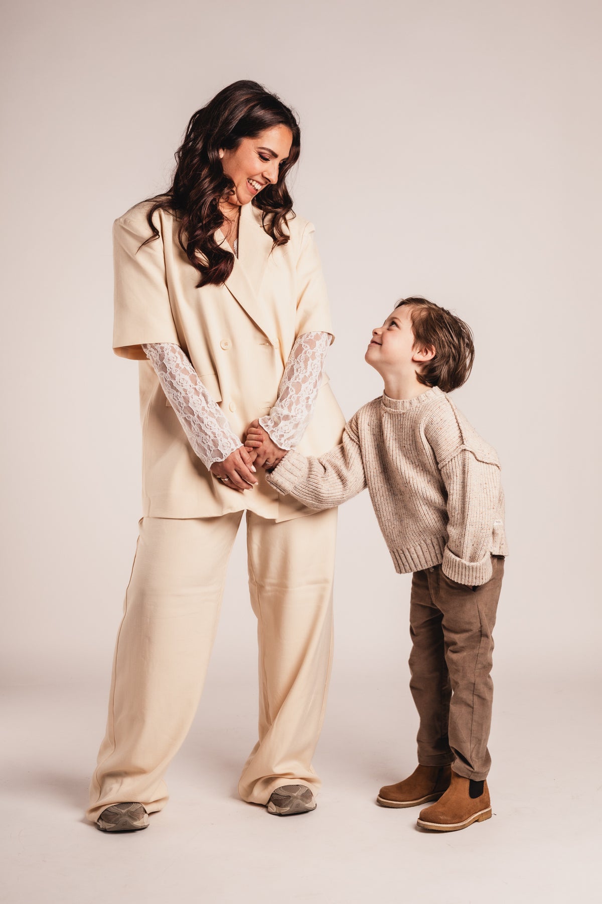 BAJE corduroy broek jongen Fos Taupe