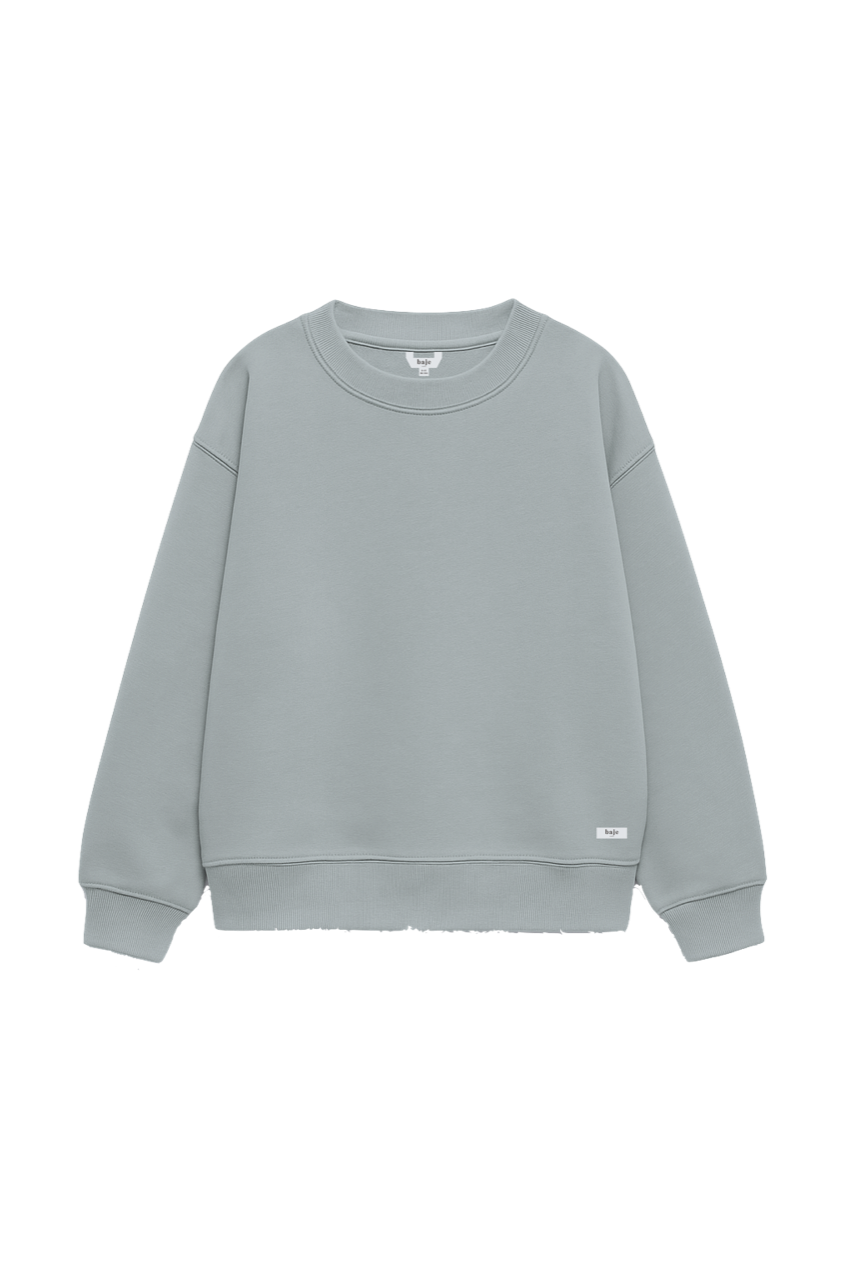 BAJE sweater jongen Jex trui Green Greyish groen (valt groot)