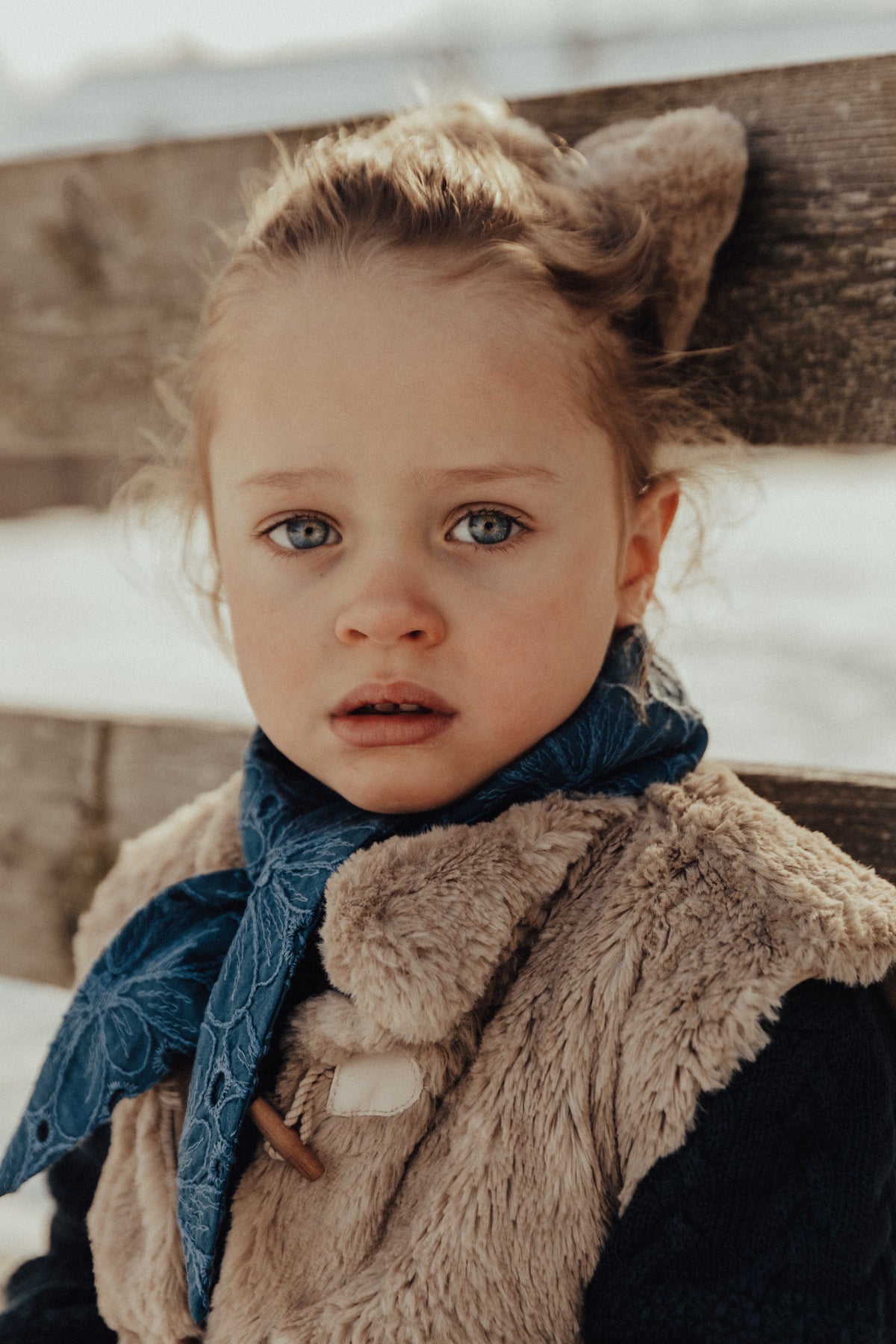 BAJE teddy gilet meisje Meddox Taupe Light (lichttaupe)
