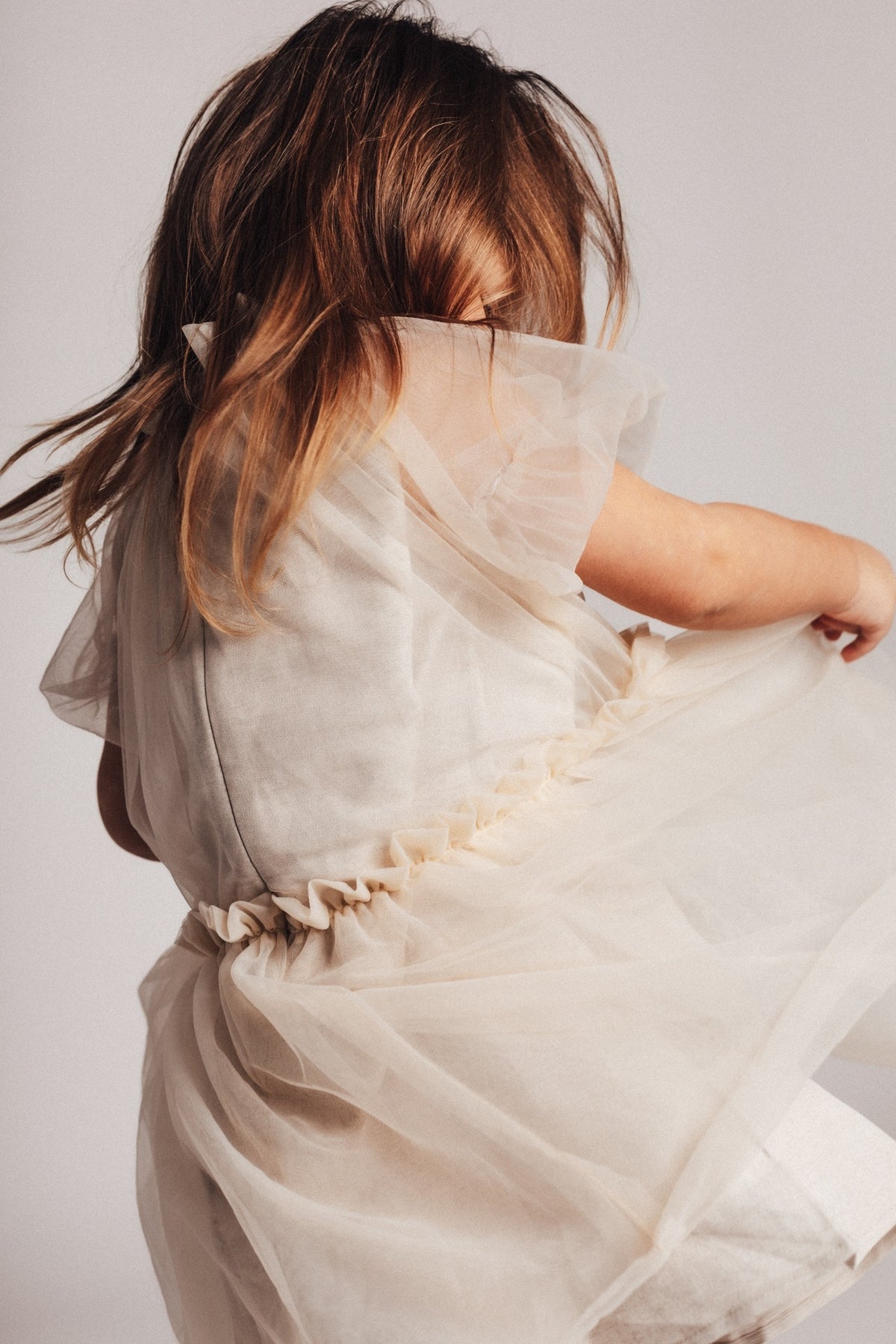 BAJE jurk meisje Melle Beige (valt groot)