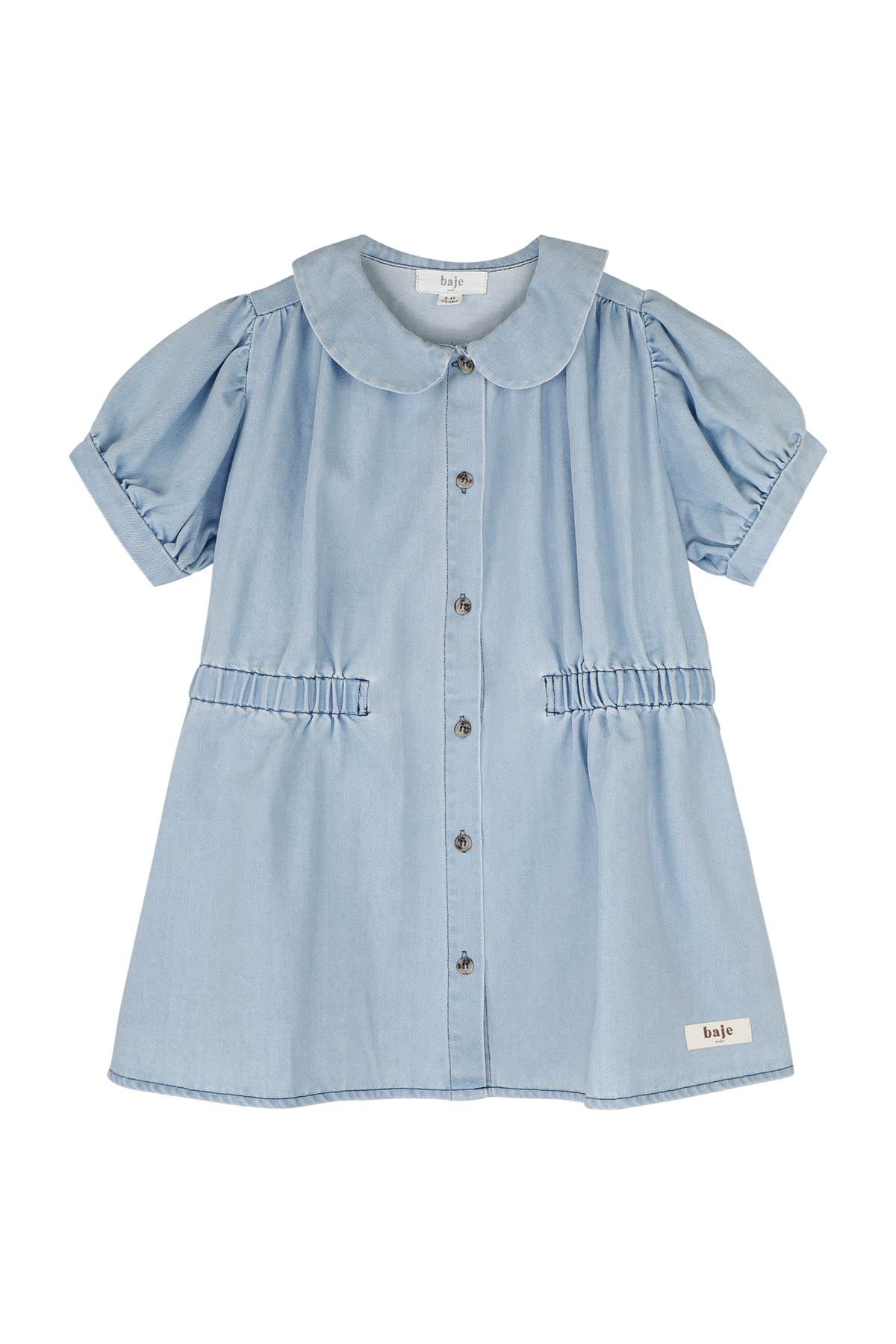BAJE jurk meisje Mirabel Blue Denim Light blauw (valt groot)