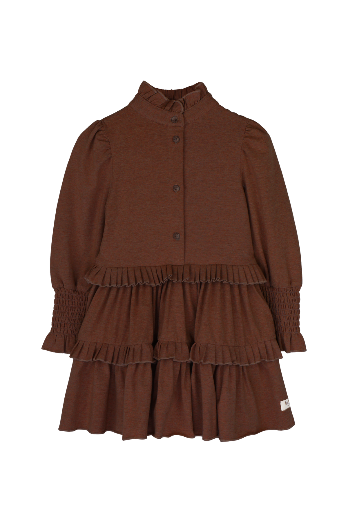 BAJE jurk meisje Moule Copper Brown (koperbruin)