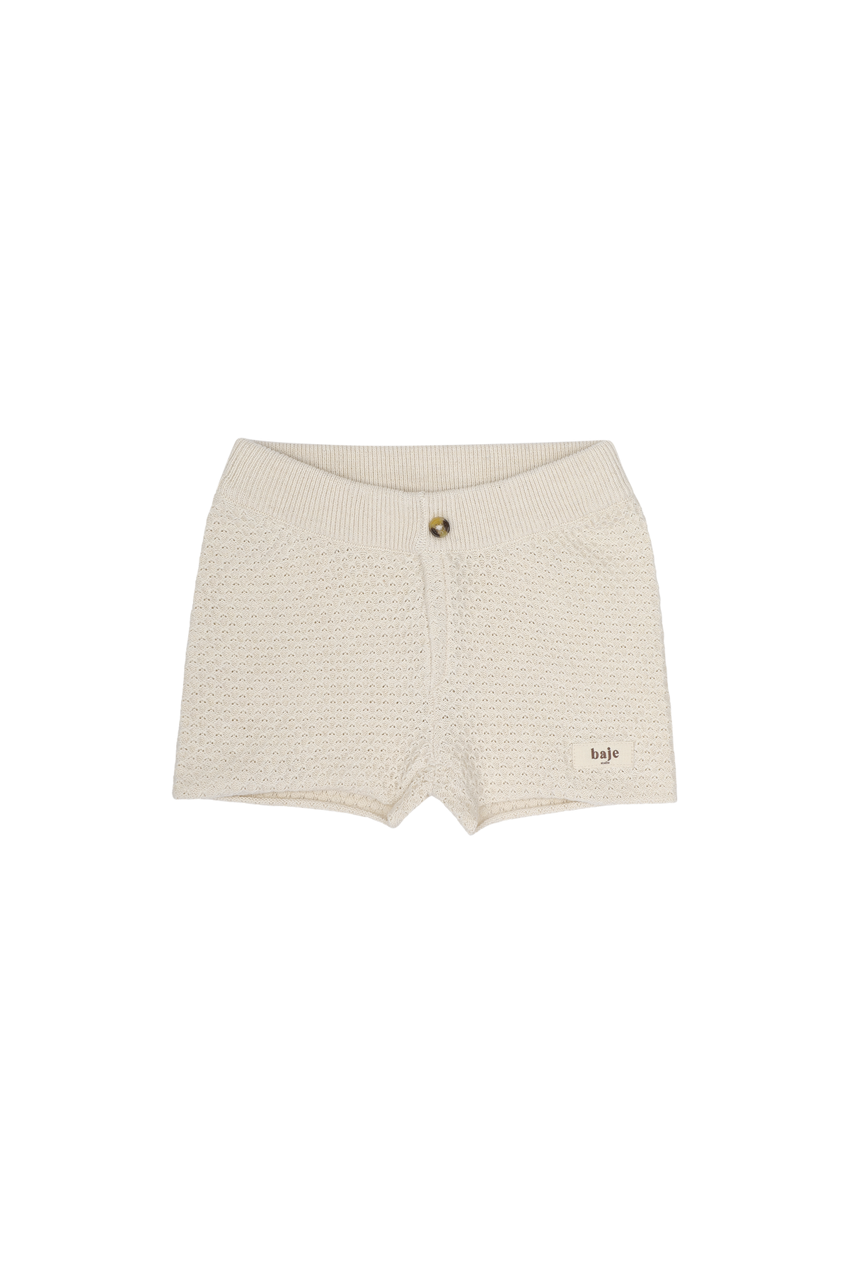BAJE korte broek jongen Uriz short off-white wit (valt groot)