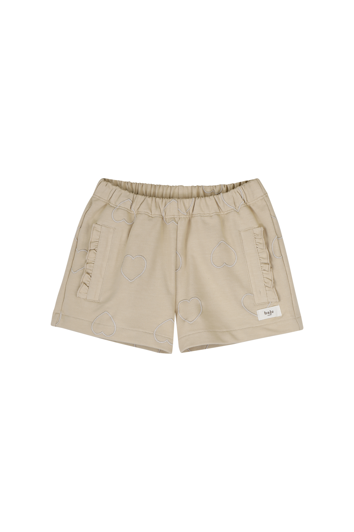 BAJE korte broek meisje Vay short Creme Fawn beige (valt groot)