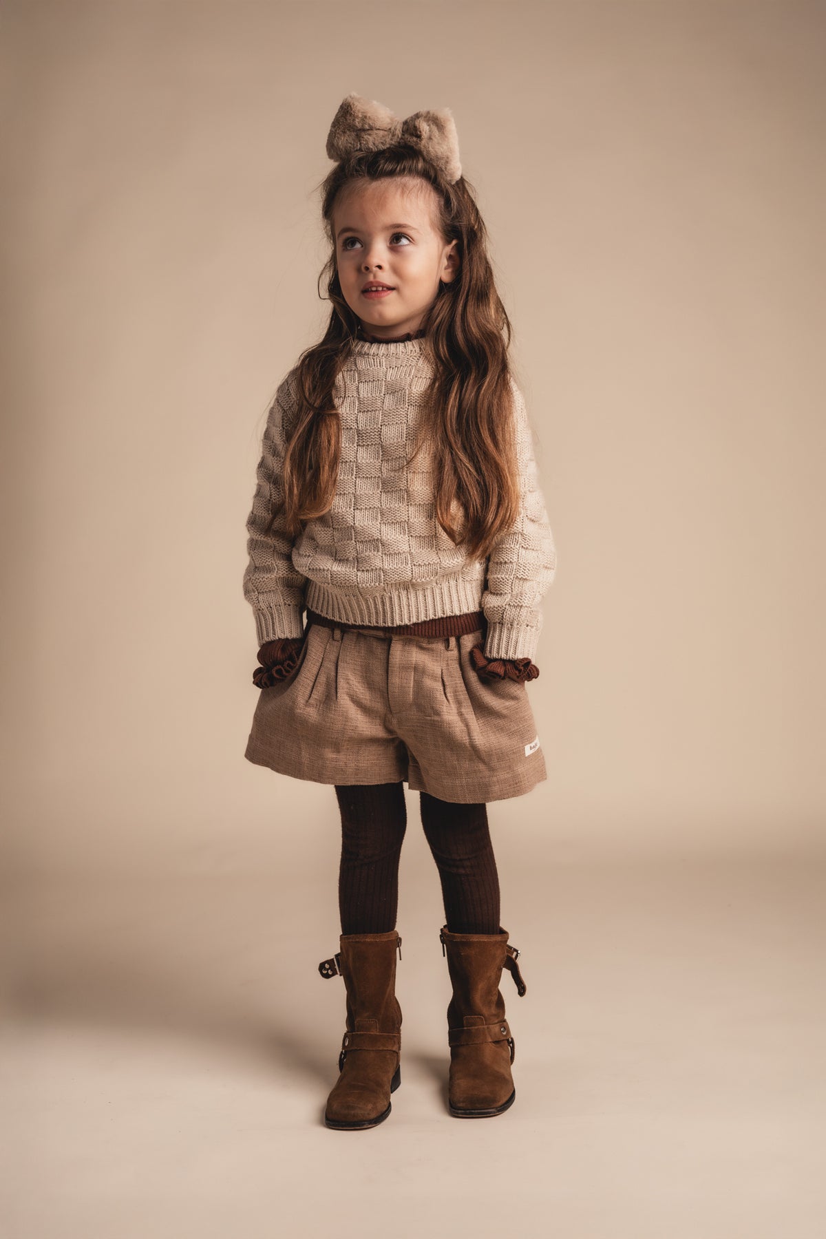 BAJE sweater meisje Veza Beige
