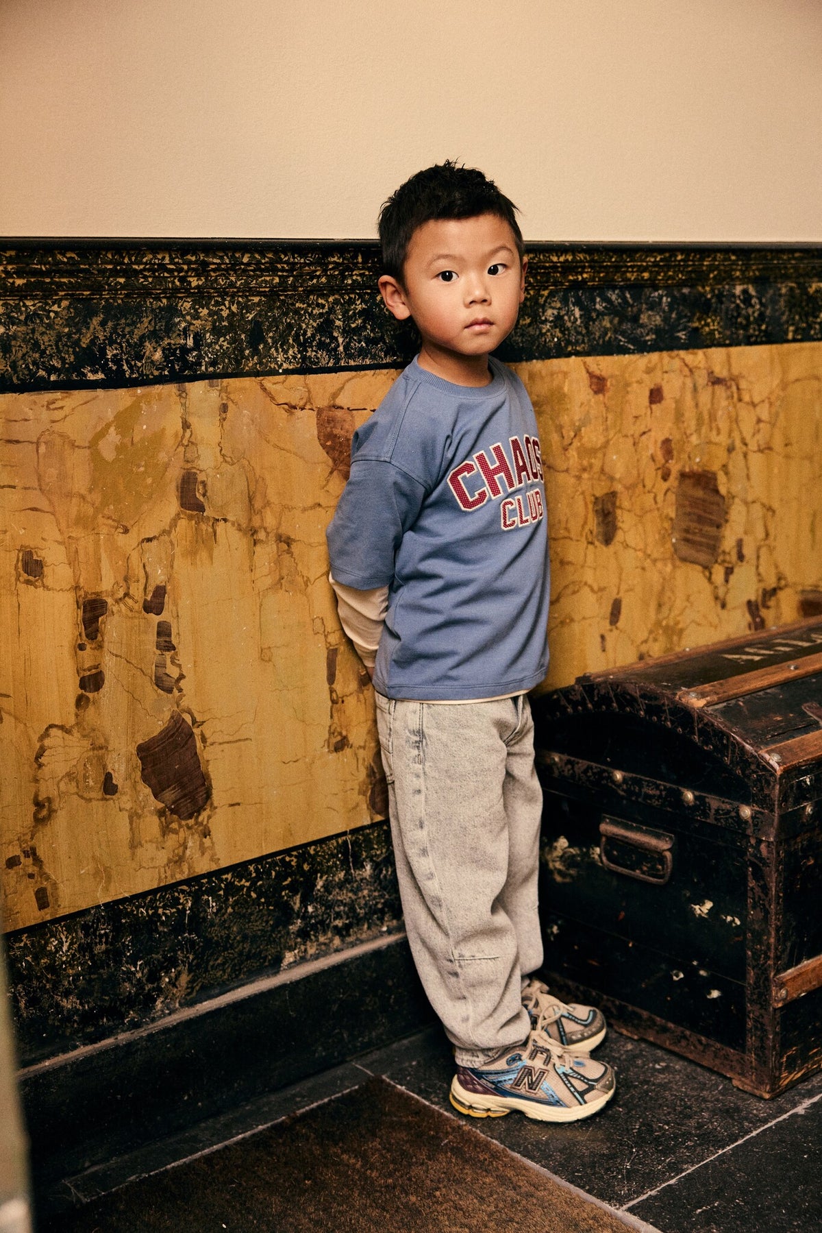 Daily7 jeans spijkerbroek kind Barrel Fit (tonmodel) Denim Light Grey (lichtgrijs denim)