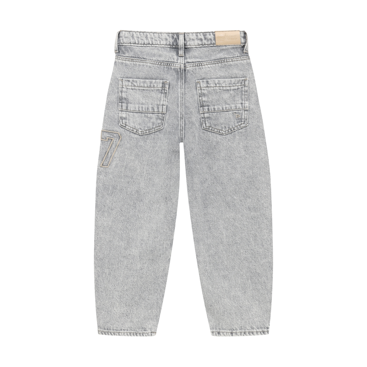 Daily7 jeans spijkerbroek kind Barrel Fit (tonmodel) Denim Light Grey (lichtgrijs denim)
