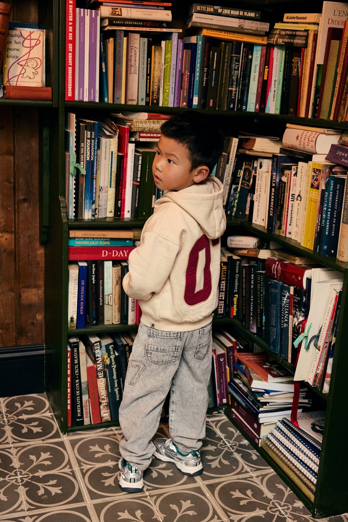 Daily7 jeans spijkerbroek kind Barrel Fit (tonmodel) Denim Light Grey (lichtgrijs denim)