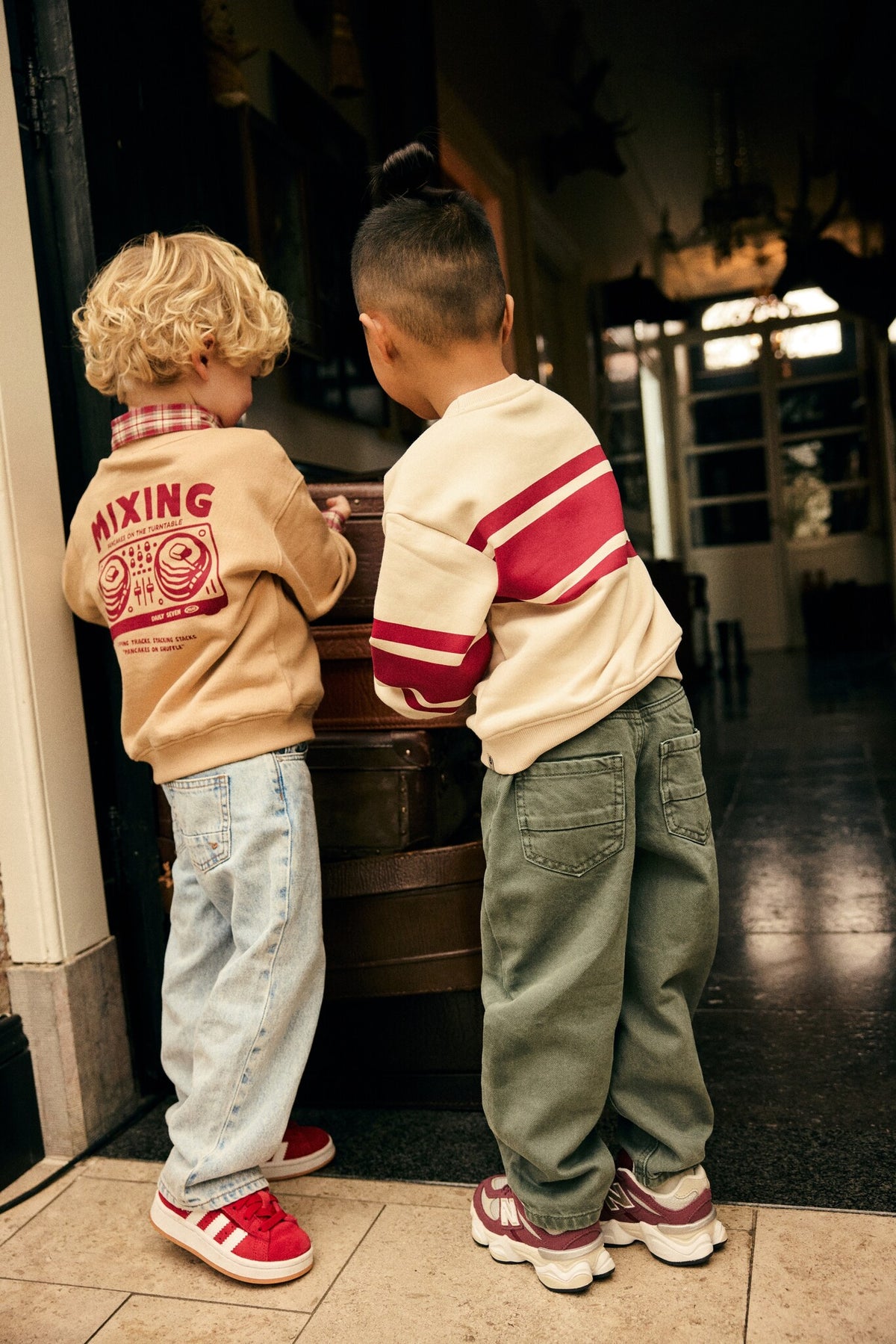 Daily7 jeans spijkerbroek kind Wide Fit Light Blue Denim (lichtblauw denim)