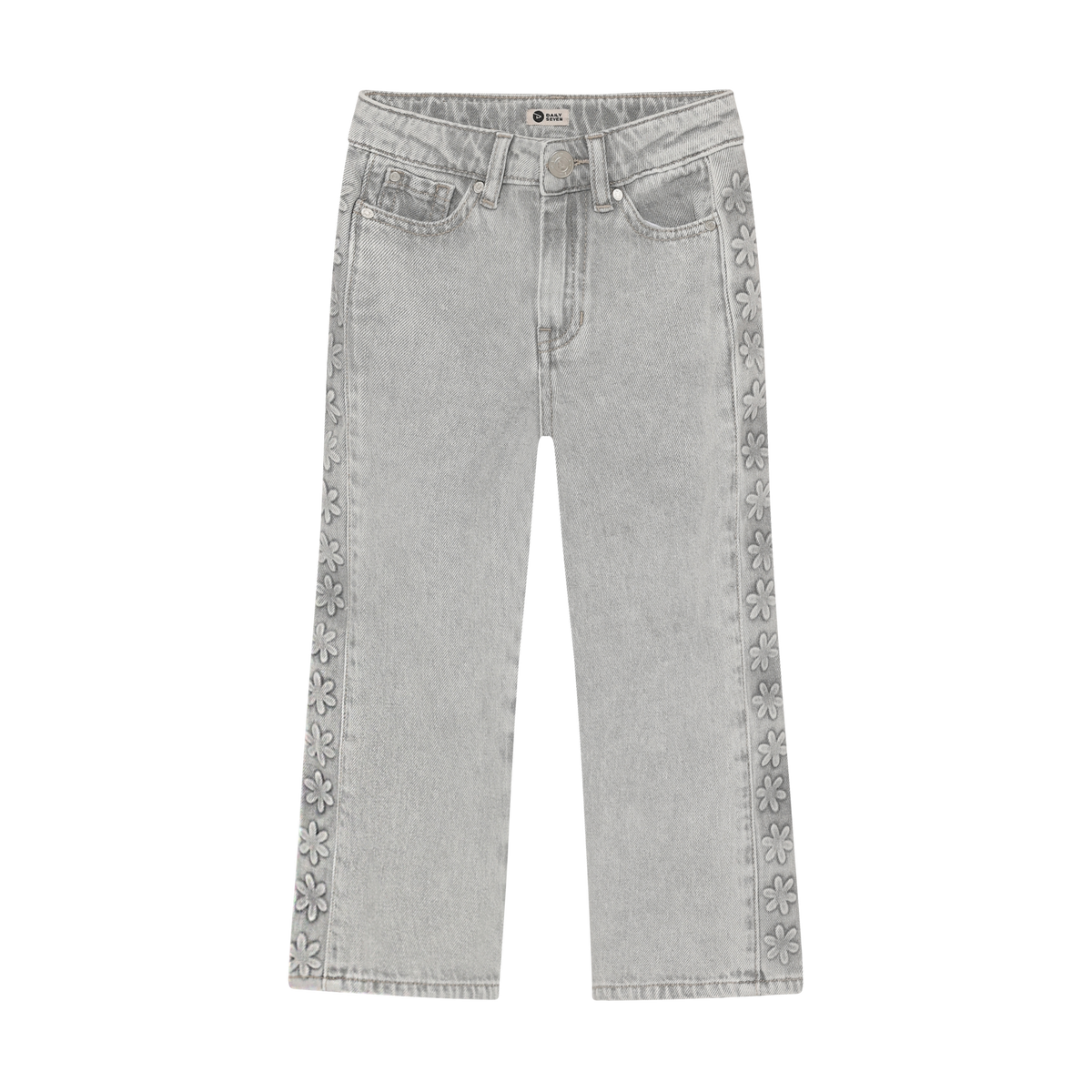 Daily7 jeans spijkerbroek meisje Denim Wide Fit Embossing (wijde pasvorm)