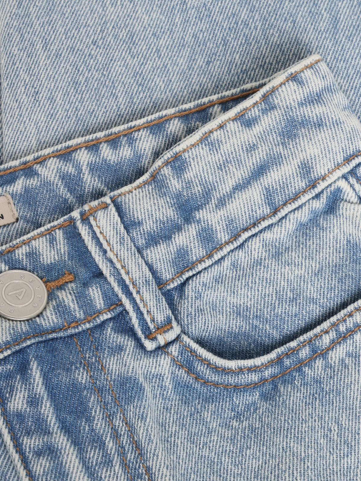 Daily7 jeans spijkerbroek kind Wide Fit Light Blue Denim (lichtblauw denim)