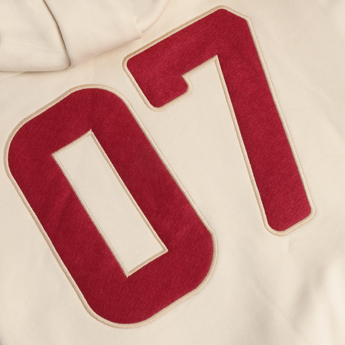 Daily7 oversized hoodie jongen Oversized Hoodie Badges Sandshells (zand)