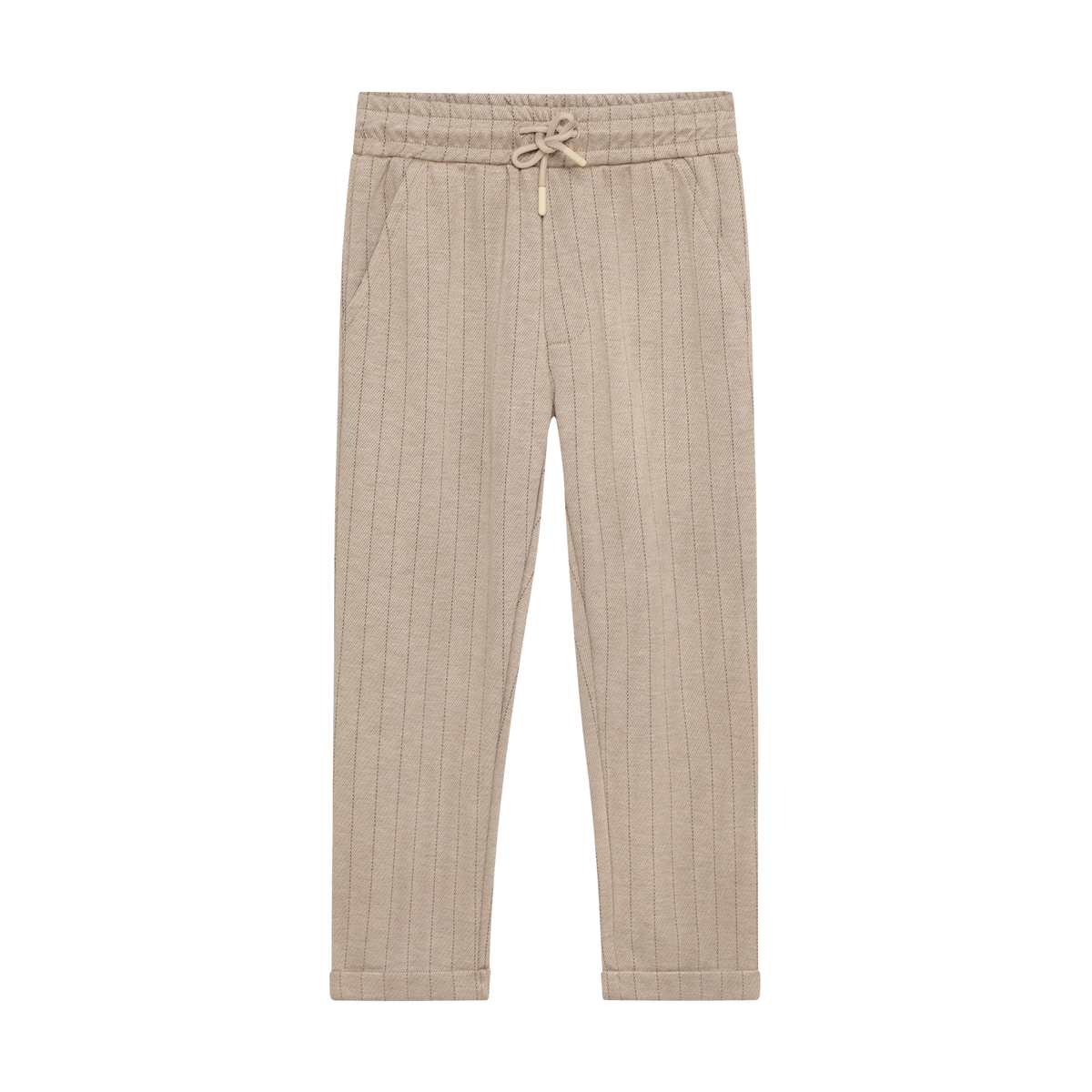 Daily7 gestreepte broek kind Stripe Pants Boy Ginger Roots (gemberbruin)