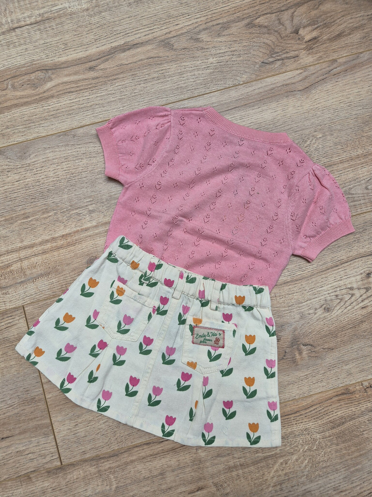Emile et Ida | JUPE IMPRIMEE ALL OVER | Tulipe