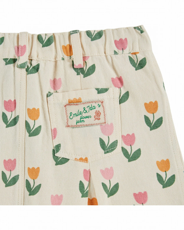Emile et Ida | JUPE IMPRIMEE ALL OVER | Tulipe