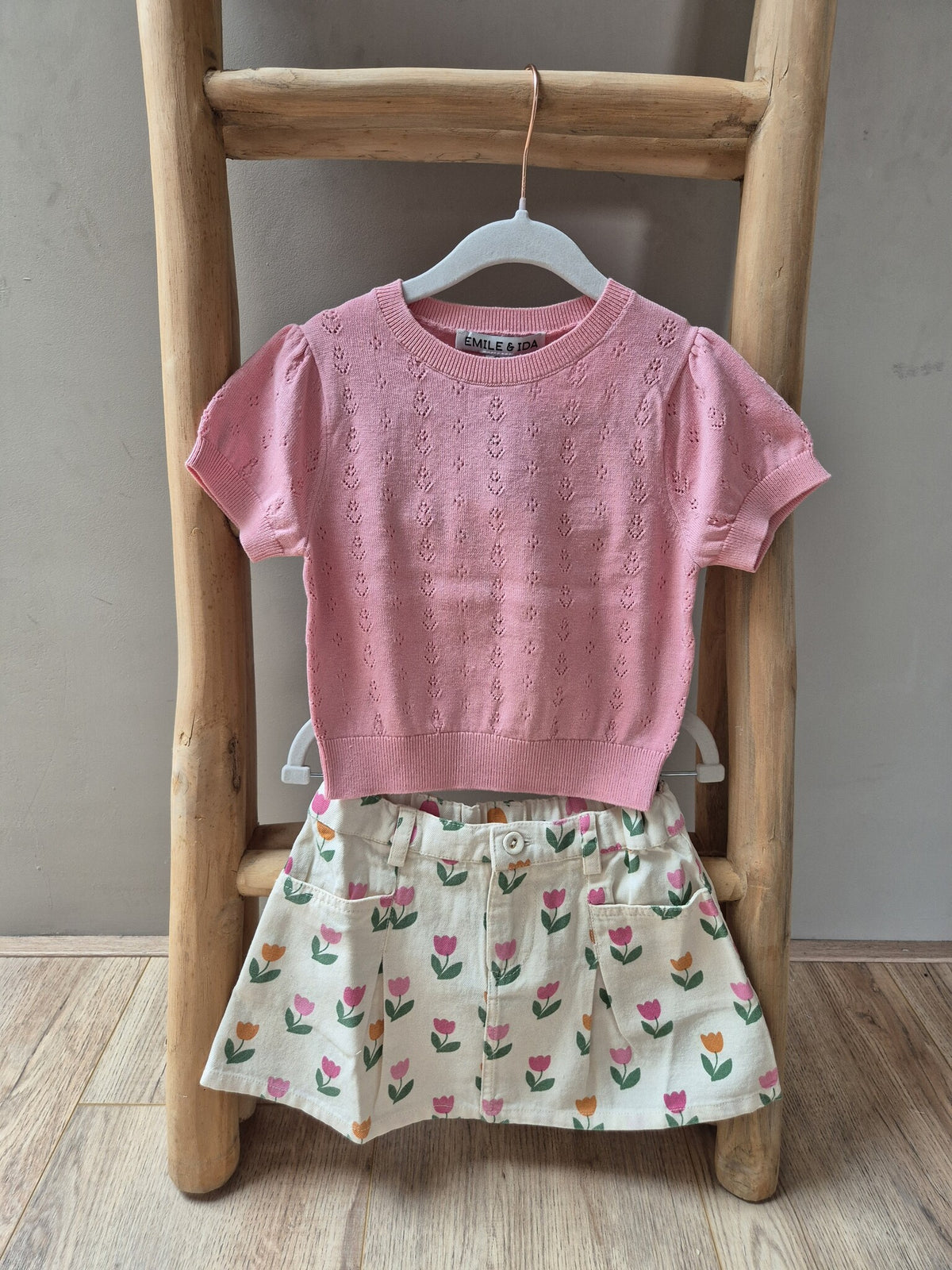Emile et Ida | JUPE IMPRIMEE ALL OVER | Tulipe