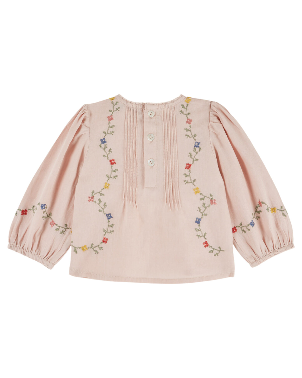 EMILE ET IDA blouse meisje Point de Croix Roseau (crème)