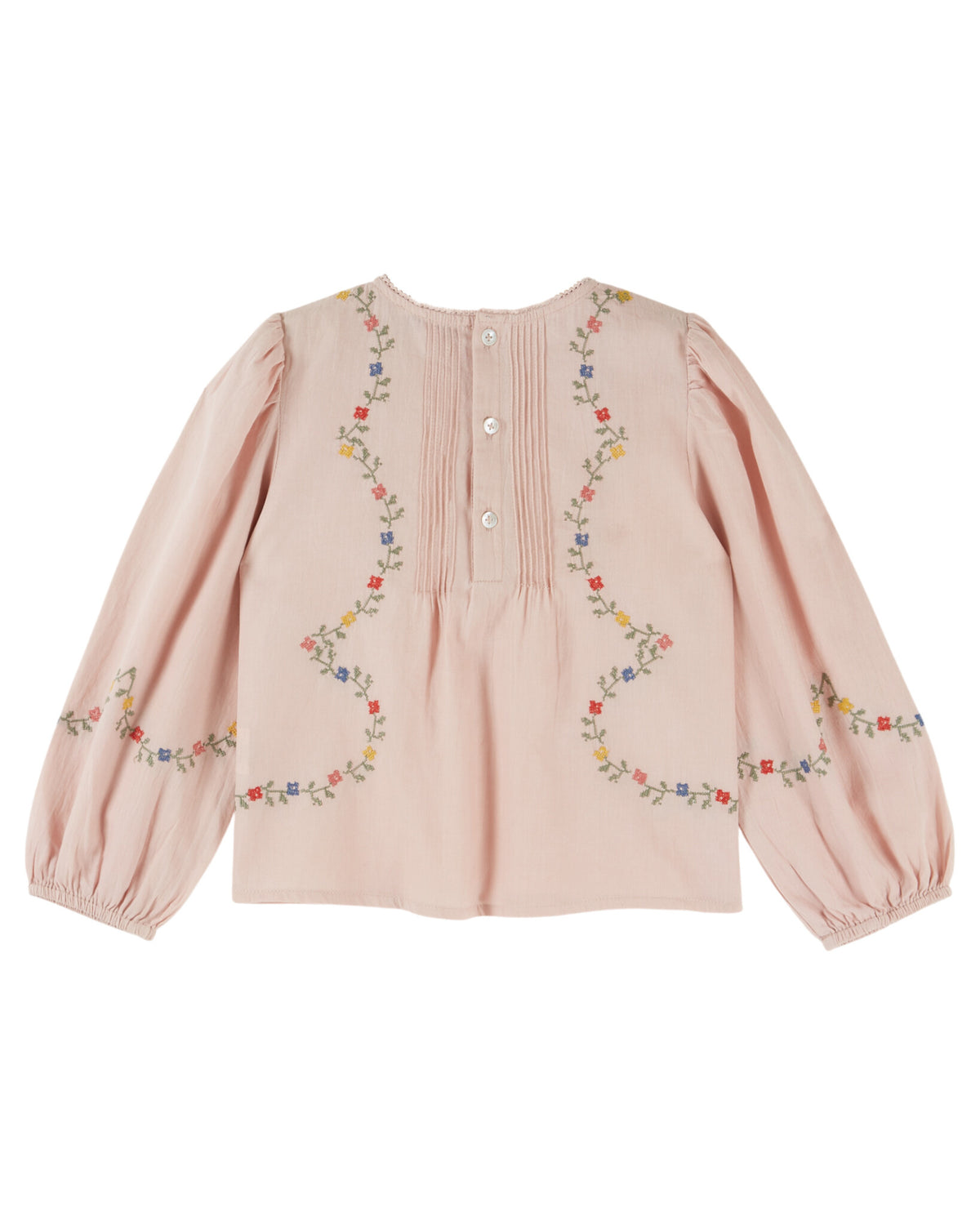 EMILE ET IDA blouse meisje Point de Croix Roseau (crème)