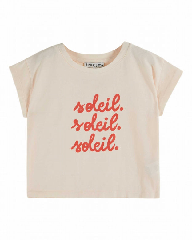 Emile et Ida | TEE SHIRT FETE DES MERES | Crème