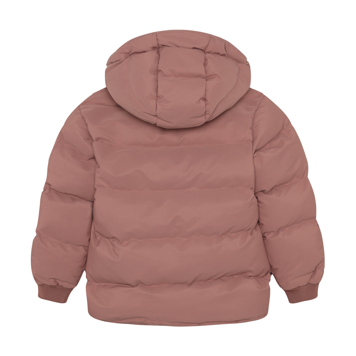 EN FANT winterjas meisje Quilt AOP Burlwood (oudroze)