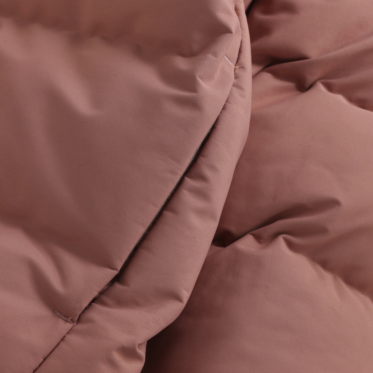 EN FANT winterjas meisje Quilt AOP Burlwood (oudroze)