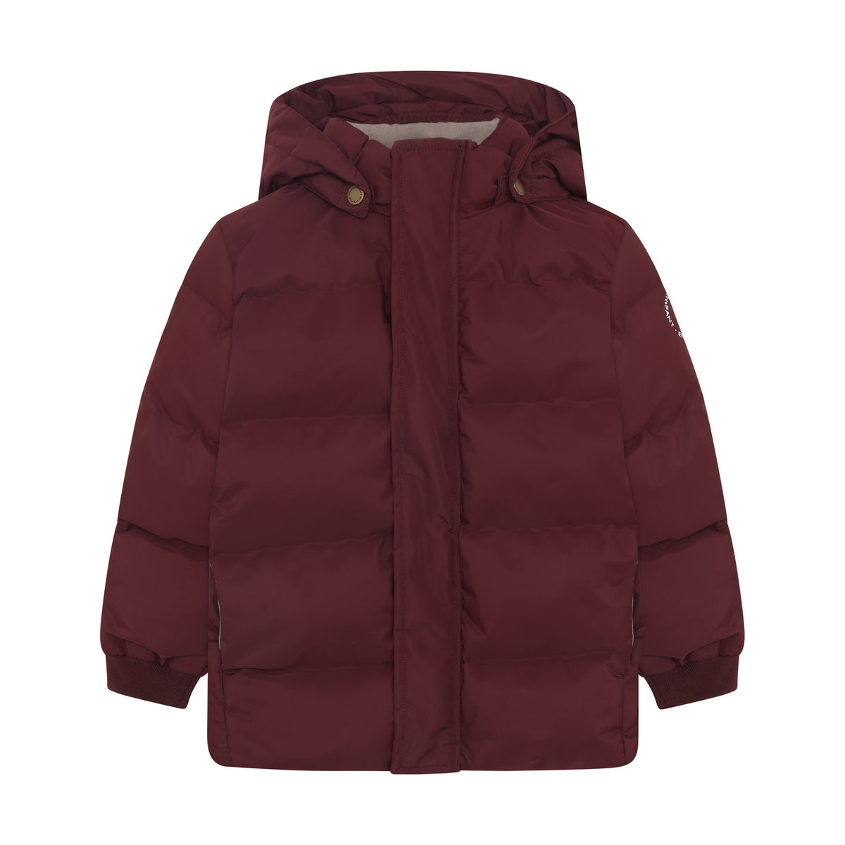 EN FANT winterjas kind Quilt AOP Port Royale (bordeaux)