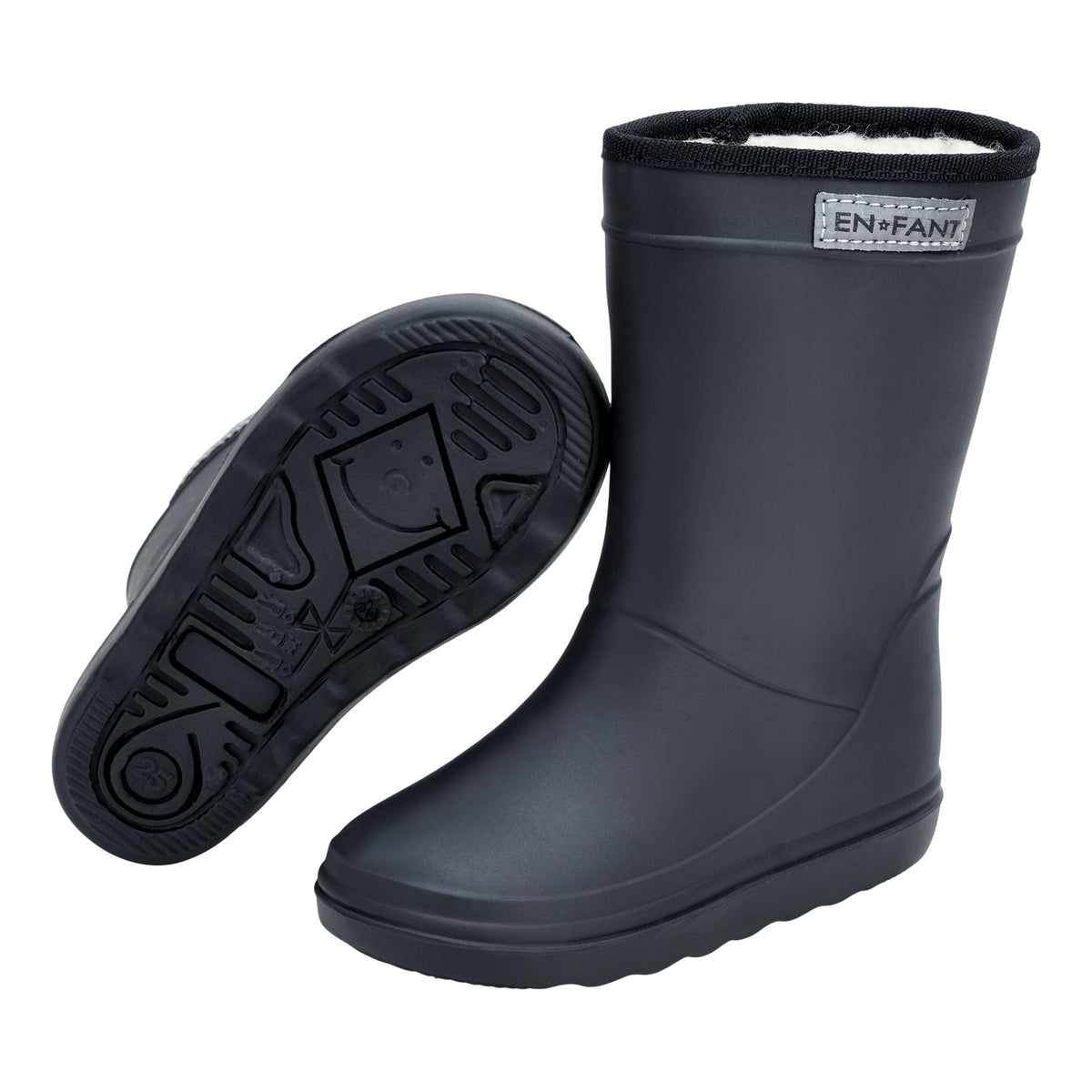 EN FANT thermo regenlaarzen kind gevoerde laarzen Blue Night (donkerblauw)