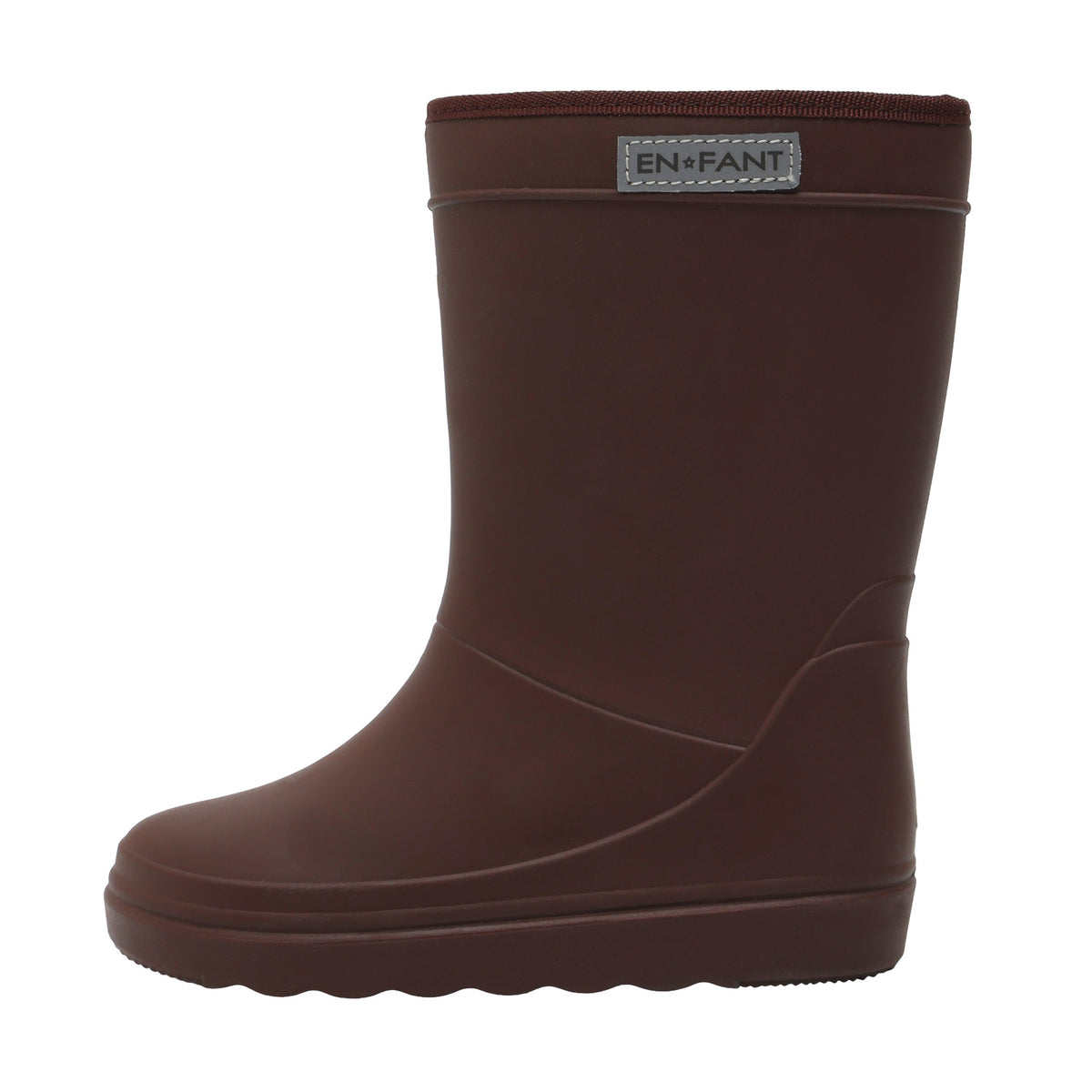 EN FANT thermo regenlaarzen kind gevoerde laarzen Coffee Bean (donkerbruin)