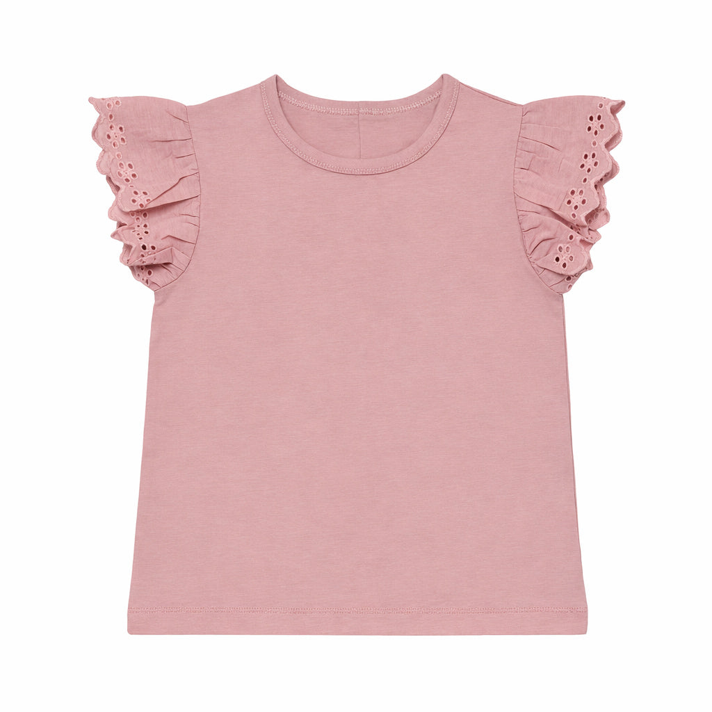 EN FANT T-shirt kind Zephyr roze