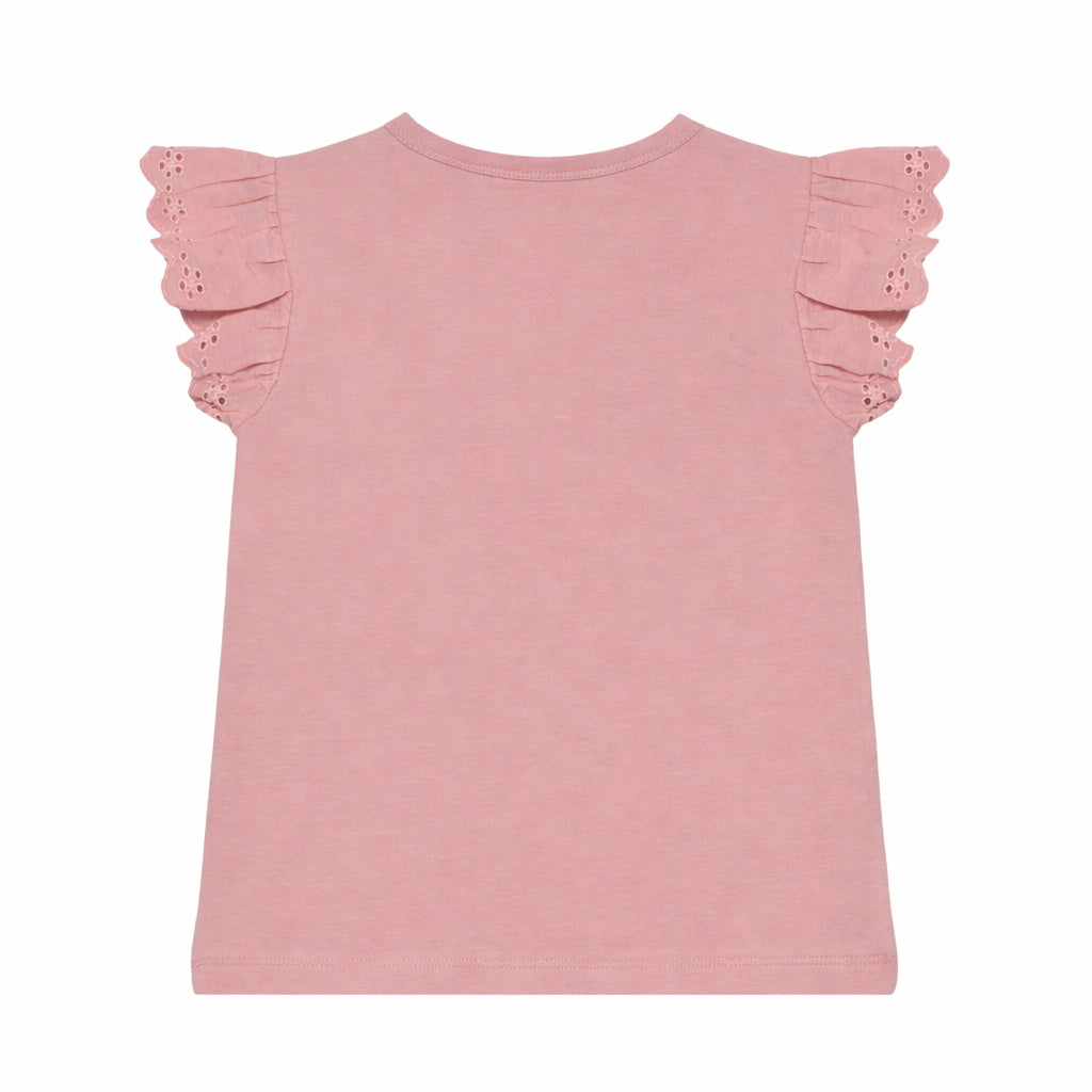 EN FANT T-shirt kind Zephyr roze