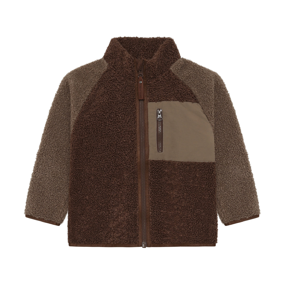 EN FANT teddy jas kind Chestnut (kastanjebruin)