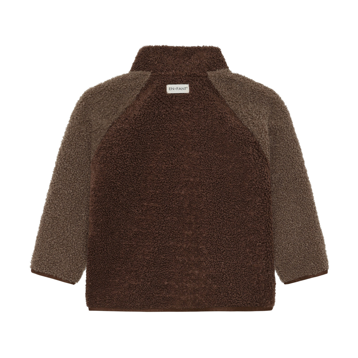 EN FANT teddy jas kind Chestnut (kastanjebruin)
