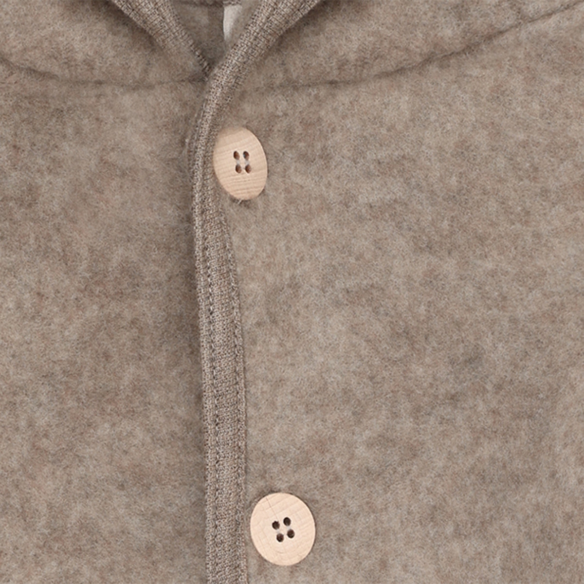 Huttelihut wollen fleecepak kind Suit Wool Fleece Savannah Melange (beige mêlee)