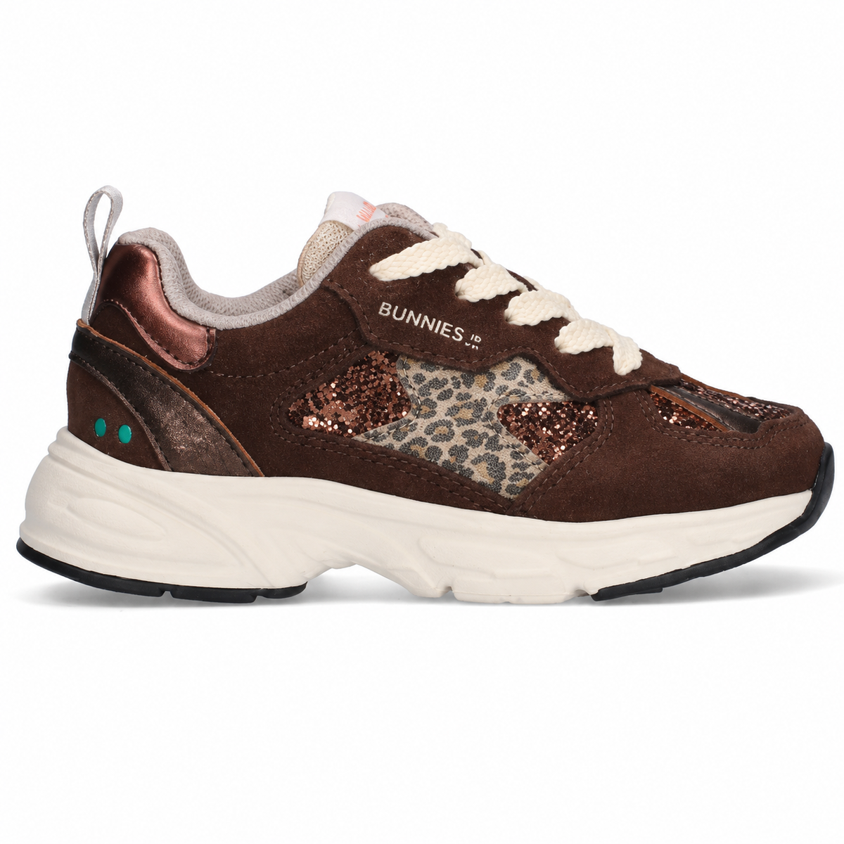 Bunnies Daan Dash sneakers kind Dark Brown (donkerbruin)