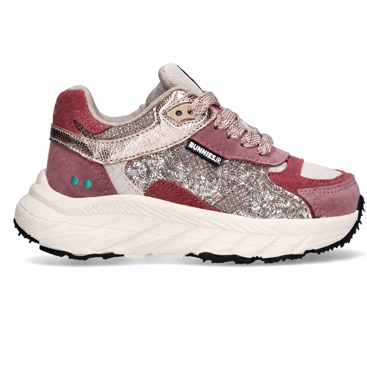 Bunnies Reza Rush sneakers kind Oxblood (roze)